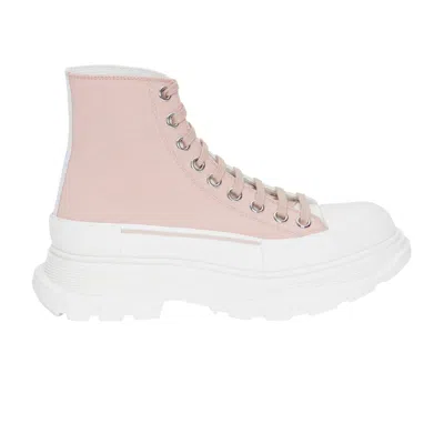 Pre-owned Alexander Mcqueen Wmns Tread Slick Boot 'blush' | Pink | Women's Size 38