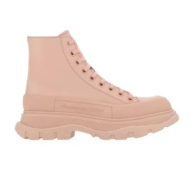 Pre-owned Alexander Mcqueen Wmns Tread Slick Boot 'pink' | Women's Size 38