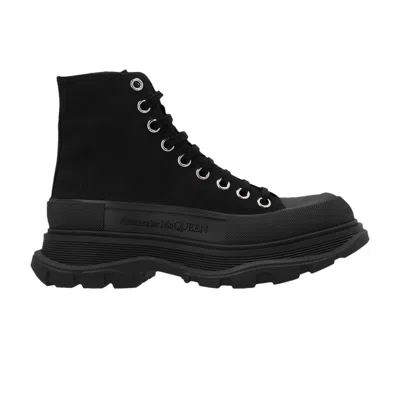 Pre-owned Alexander Mcqueen Wmns Tread Slick Boots 'black' | Women's Size 38.5