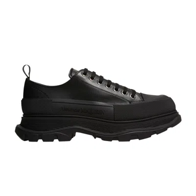 Pre-owned Alexander Mcqueen Wmns Tread Slick Lace Up 'black' | Women's Size 38