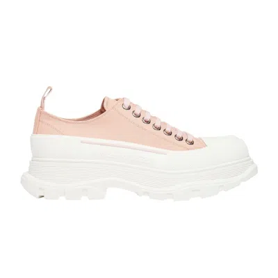 Pre-owned Alexander Mcqueen Wmns Tread Slick Lace Up 'blush' | Pink | Women's Size 38
