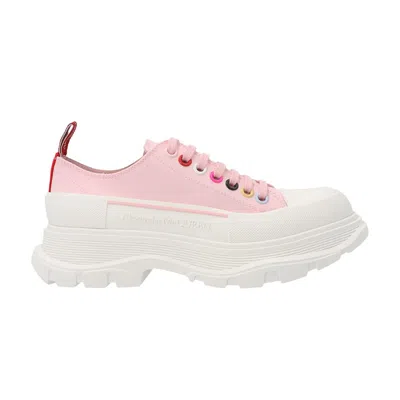 Pre-owned Alexander Mcqueen Wmns Tread Slick Lace Up 'pink' | Women's Size 38.5