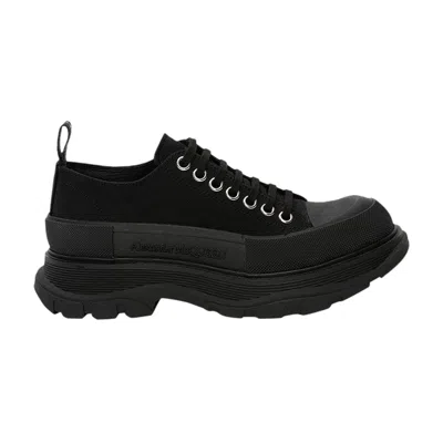 Pre-owned Alexander Mcqueen Wmns Tread Slick Lace Up 'triple Black' 2023 | Women's Size 35