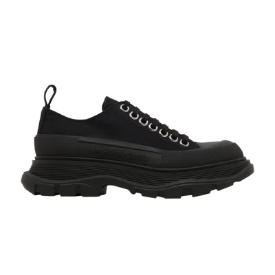 Pre-owned Alexander Mcqueen Wmns Tread Slick Lace Up 'triple Black' | Women's Size 40.5