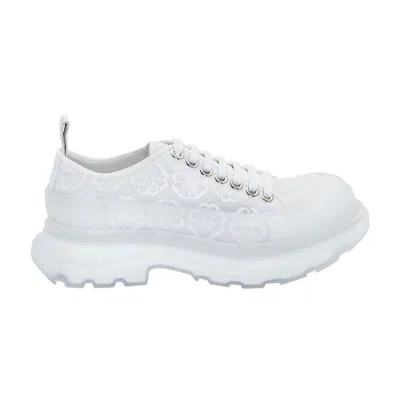 Pre-owned Alexander Mcqueen Wmns Tread Slick 'white Transparent' | Women's Size 35