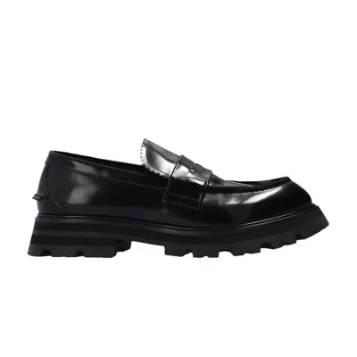 Pre-owned Alexander Mcqueen Worker Moccasins 'black' | Men's Size 39