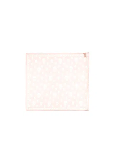 ALEXANDER MCQUEEN ALEXANDER MCQUEEN ALL-OVER SKULL PRINTED SCARF
