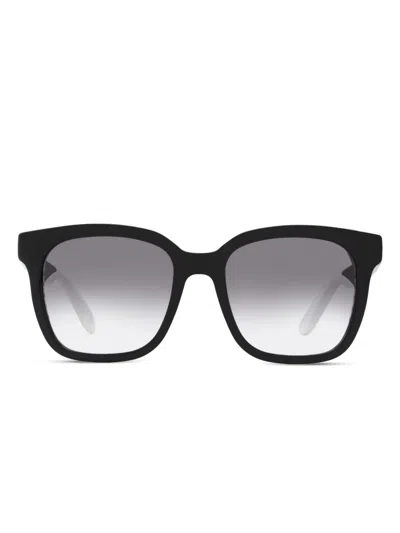 Alexander Mcqueen Am 295 Sunglasses In Black