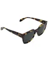 Alexander Mcqueen Am0042s Tortoiseshell Square Sunglasses (authentic Pre-  Loved) In Brown