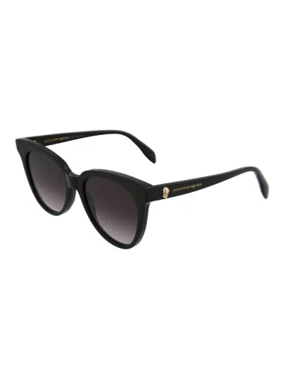 Alexander Mcqueen Am0159s Sunglasses In 145 - Grey Grey Blue