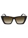 Alexander Mcqueen Alexander Mc Queen Sunglasses Am0299 S 002 In 002 Havana Havana Brown