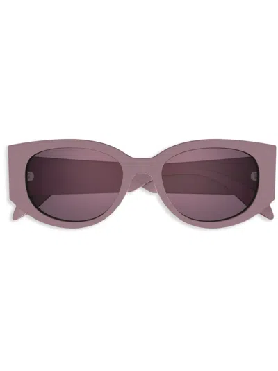 Alexander Mcqueen Am0330s Sunglasses In Purple