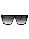 Alexander Mcqueen Alexander Mc Queen Ss22 Sunglasses Am0354 S 001 In Black