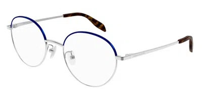 Alexander Mcqueen Am0369o Men's Glasses, Grey, Size 51 In Blue
