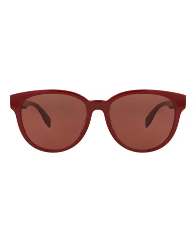 Alexander Mcqueen Am0387sk Sunglasses In Red