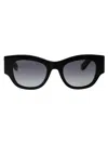 Alexander Mcqueen Alexander Mc Queen Sunglasses Am0420 S 001 In 001 Black Black Grey