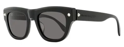 ALEXANDER MCQUEEN ALEXANDER MCQUEEN AM0425S STUD HINGE RECTANGULAR SUNGLASSES