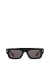 Alexander Mcqueen Mcqueen 52mm Rectangle Sunglasses In Black