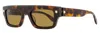 Alexander Mcqueen Am0427s Flat-top Rectangular Sunglasses In White