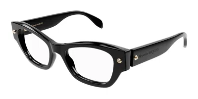 Alexander Mcqueen Am0429o Women's Glasses, Black, Size 52