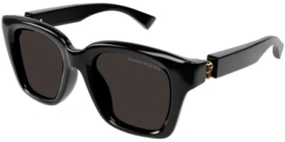 Pre-owned Alexander Mcqueen Am0432sa-001 Black In Gray