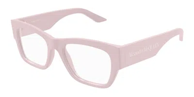 Alexander Mcqueen Am0436o Women's Glasses, , Size 52 In Pink