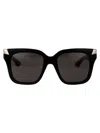 Alexander Mcqueen Alexander Mc Queen Sunglasses Am0440 S 001 In 001 Black Black Grey