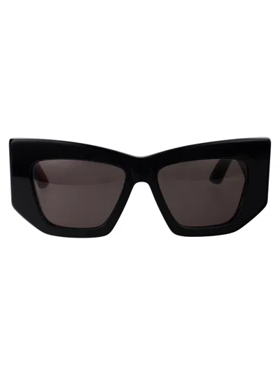 Alexander Mcqueen Sunglasses In 001 Black Black Grey