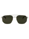 Alexander Mcqueen Alexander Mc Queen Sunglasses Am0458 S 003 In 003 Silver Silver Green