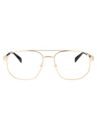 Alexander Mcqueen Am0459o Glasses In Gold