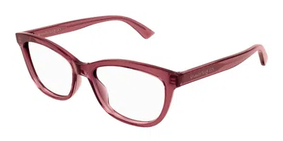 Alexander Mcqueen Am0461o Women's Glasses, Burgundy, Size 53