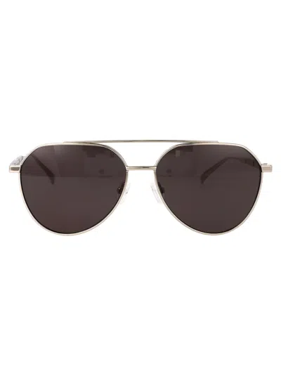 Alexander Mcqueen Am0478s Sunglasses In Silver-silver-grey