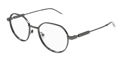 Alexander Mcqueen Am0479o Asian Fit Men's Glasses, , Size 50 In Gray
