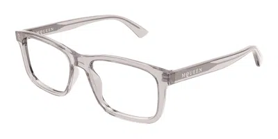 Alexander Mcqueen Am0486o Men's Glasses, , Size 57 In Gray