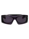 Alexander Mcqueen Am0489s Sunglasses In Black-black-grey