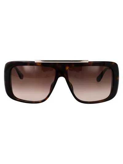 Alexander Mcqueen Am0492s Sunglasses In Brown