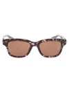Alexander Mcqueen Am0497s Acetate Sunglasses In Brown