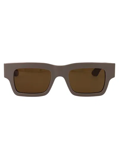 Alexander Mcqueen Am0508s Sunglasses In Brown