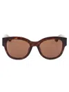 Alexander Mcqueen Am0509sa Acetate Sunglasses In Brown