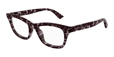 Alexander Mcqueen Am0515o Women's Glasses, Tortoiseshell, Size 52 In Brown