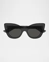 Alexander Mcqueen Eyewear Cat Eye Frame Sunglasses