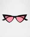 Alexander Mcqueen Alexander Mc Queen Cat Eye Sunglasses Am0518 S 003