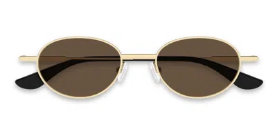 Alexander Mcqueen Am0523s Gold/brown