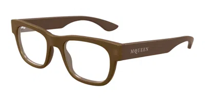 Alexander Mcqueen Am0531o Men's Glasses, Brown, Size 51