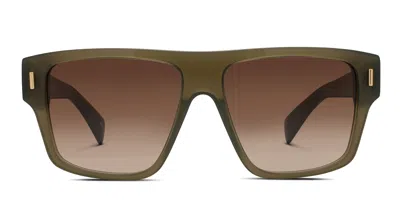 Alexander Mcqueen Am0550s Green/brown