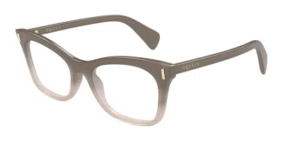 Alexander Mcqueen Am0552o Women's Glasses, Brown, Size 53 In Gray