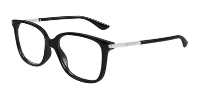 Alexander Mcqueen Am0554o Asian Fit 005 Women's Glasses Black Size 53 - Free Lenses - Blue Light Block Available