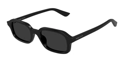 Alexander Mcqueen Alexander Mc Queen Squared Sunglasses Am0558 S 001 In Black