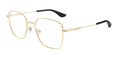 Alexander Mcqueen Am0565o 002 Women's Glasses Gold Size 51 - Free Lenses - Blue Light Block Available
