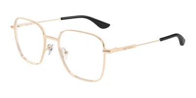 Alexander Mcqueen Am0565o 003 Women's Glasses Gold Size 55 - Free Lenses - Blue Light Block Available